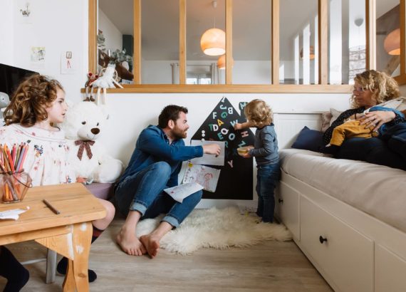 tableau magnétique ferflex mural en forme de maison