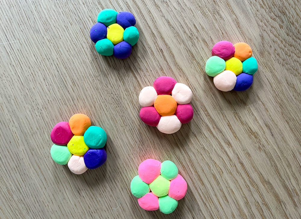 DIY magnets fleurs